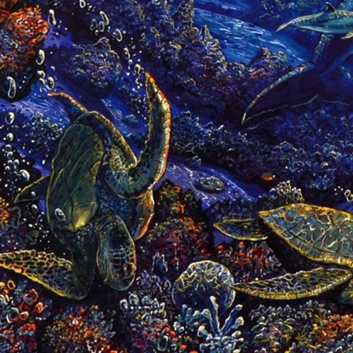 Robert Lyn Nelson, "Hana's Secret Magic" Limited Edition Mixed Media , Numbered and Hand Signed by the Artist. Includes Letter of Authenticity.