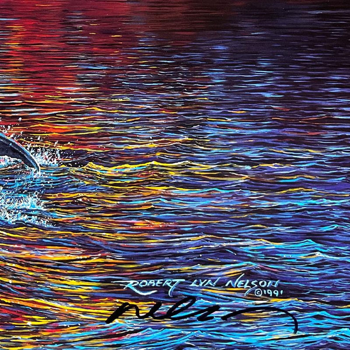 Robert Lyn Nelson, "Electricity II" Hand Signed Poster