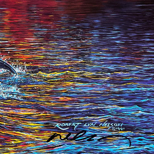 Robert Lyn Nelson, "Electricity II" Hand Signed Poster
