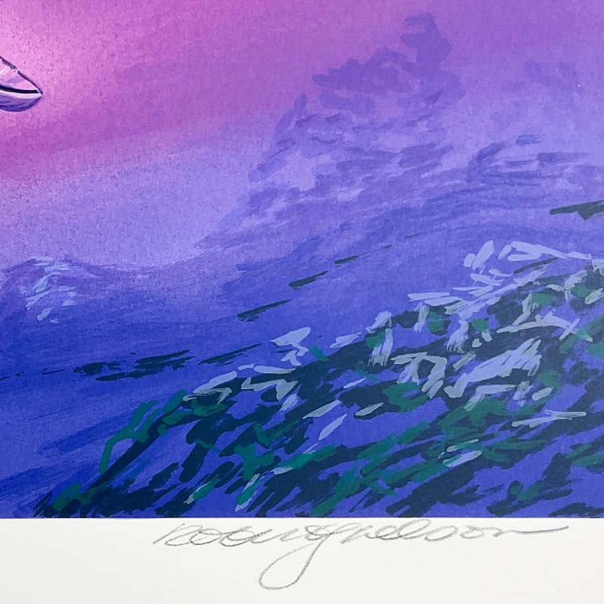 Robert Lyn Nelson, "Eyes of Friends" Limited Edition Serigraph, Numbered and Hand Signed with Letter of Authenticity