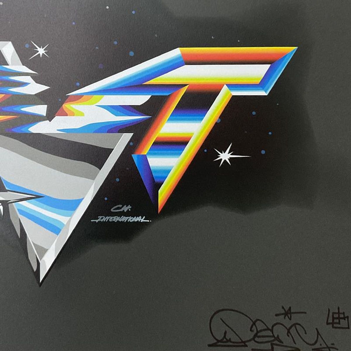 Felipe Pantone, "Pant1 25 Years" Framed Limited Edition Hand Pulled Silkscreen and UV Print, Numbered and Hand Signed with Letter of Authenticity