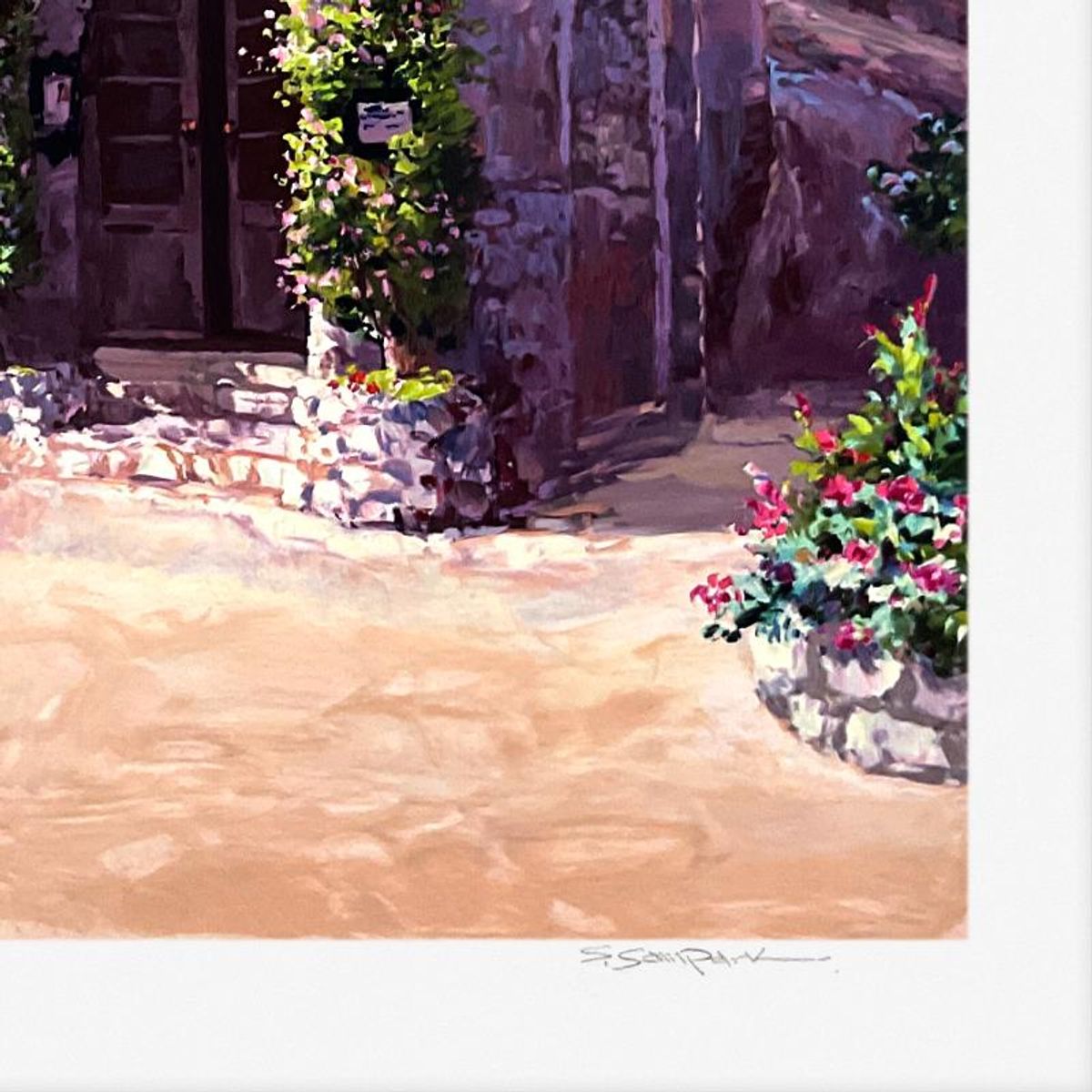 Sam Park, "St Paul De Venice" Limited Edition Printer's Proof Serigraph, Numbered and Hand Signed with Letter of Authenticity.