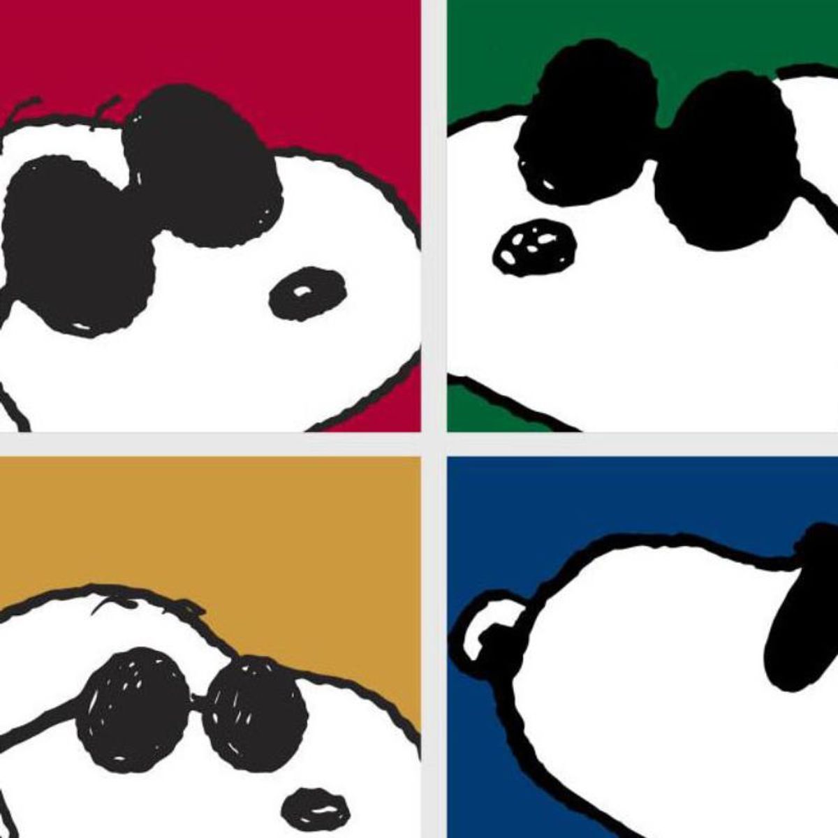 Peanuts, "Snoopy: Faces" Hand Numbered Canvas (40"x44") Limited Edition Fine Art Print with Certificate of Authenticity.