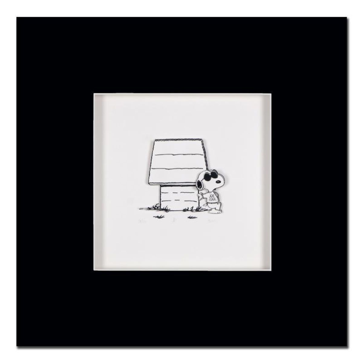 Peanuts, "Just Be You" Hand Numbered Limited Edition 3D Decoupage with Certificate of Authenticity.