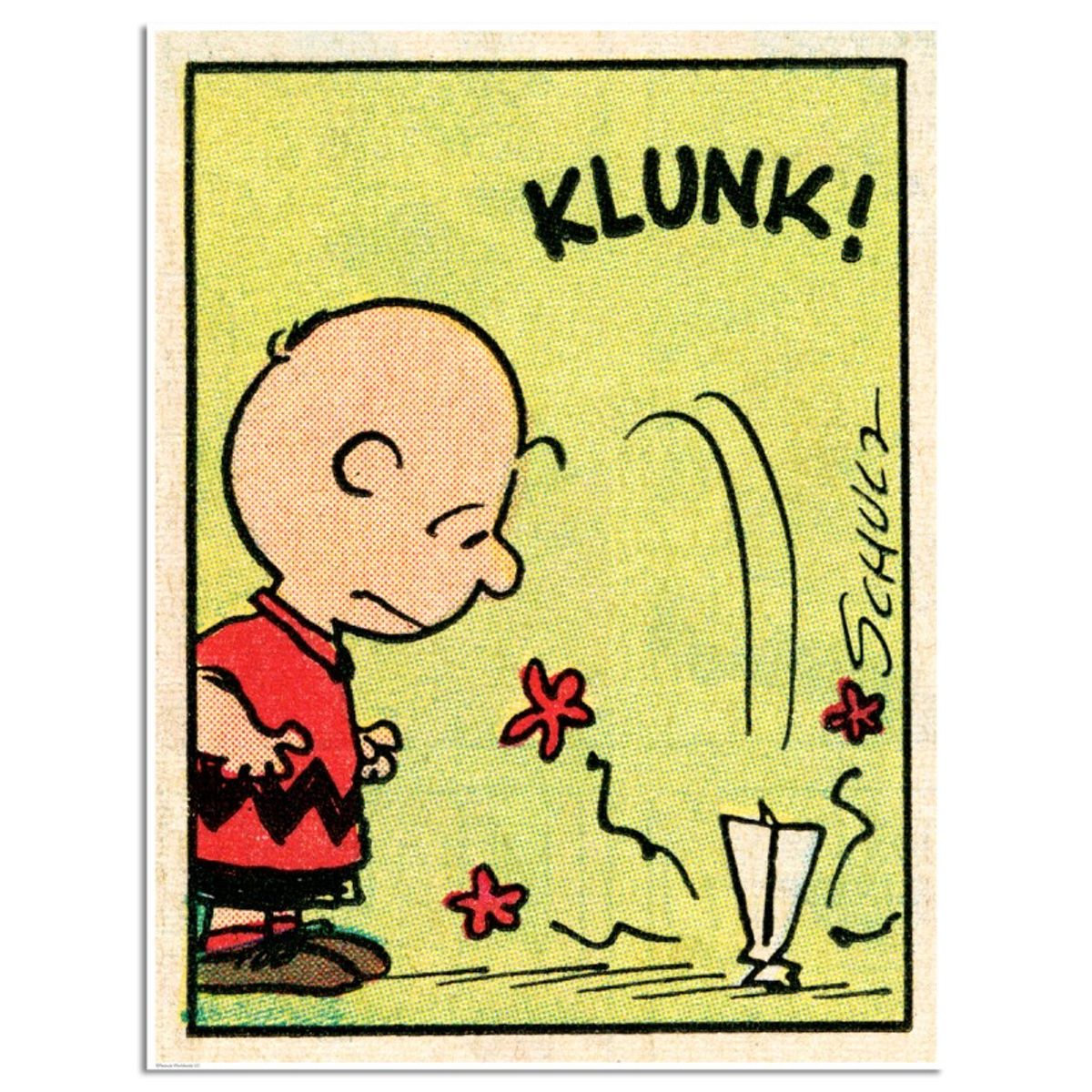 Peanuts, "Klunk" Hand Numbered Limited Edition Fine Art Print with Certificate of Authenticity.