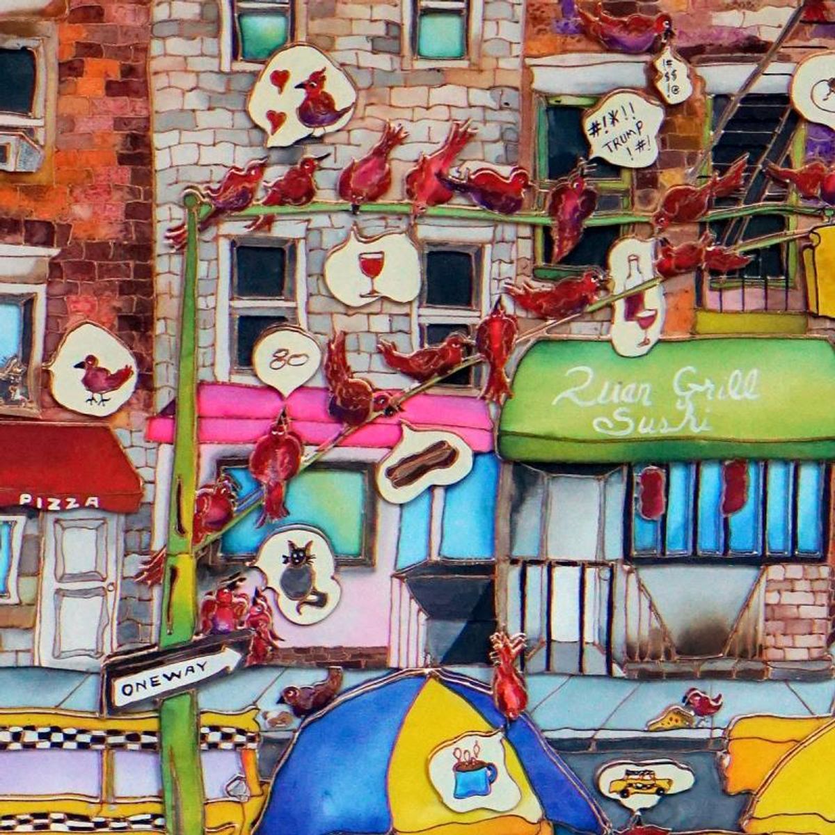 Linnea Pergola, "Tweets" 3D Limited Edition, Hand Signed with Letter of Authenticity.