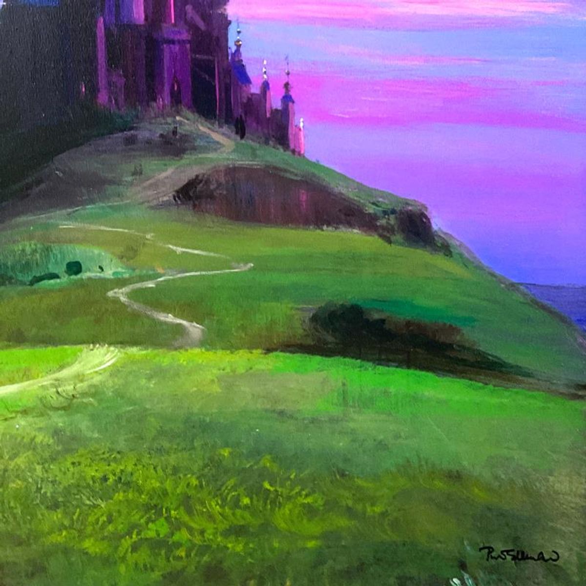 Peter Ellenshaw (1913-2007), "Aurora's Rescue" Framed Limited Edition Proof on Canvas from Disney Fine Art, Numbered and Hand Signed with Letter of Authenticity.