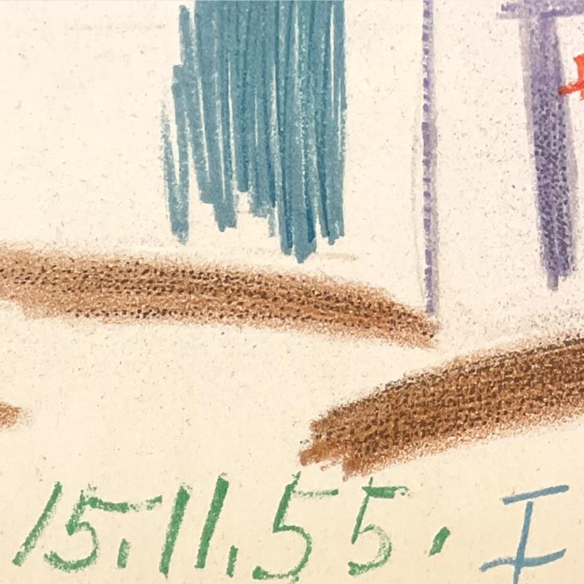 Pablo Picasso (1881-1973), "Carnet de Californie 15.11.55-I" Vintage Lithograph Lithograph on Paper with Letter of Authenticity.