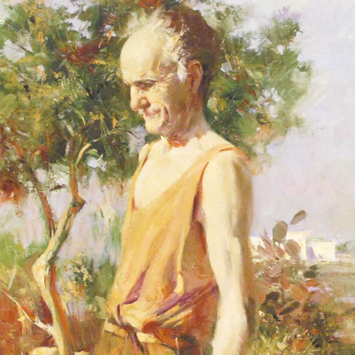 Pino (1939-2010), "Afternoon Chores" Limited Edition on Canvas, Numbered and Hand Signed with Certificate of Authenticity.