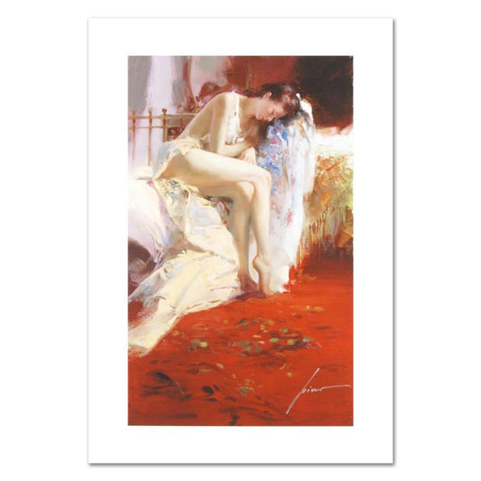 Pino (1939-2010), "Fanciful Dreams" Limited Edition on Canvas, Numbered and Hand Signed with Certificate of Authenticity.