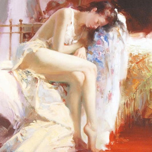 Pino (1939-2010), "Fanciful Dreams" Limited Edition on Canvas, Numbered and Hand Signed with Certificate of Authenticity.