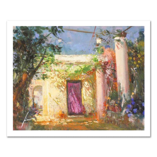 Pino (1939-2010), "In The Shadows" Limited Edition on Canvas, Numbered and Hand Signed with Certificate of Authenticity.