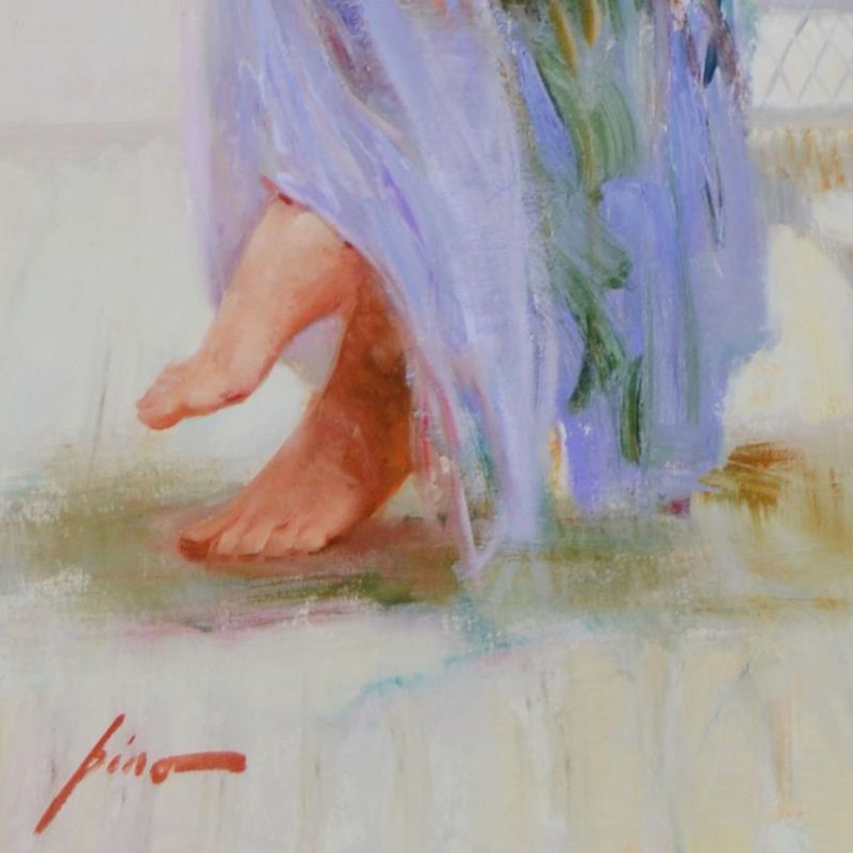 Pino (1939-2010), "Book of Poems" Framed Limited Edition Hand Embellished Giclee on Canvas. Numbered and Hand Signed with Certificate of Authenticity.