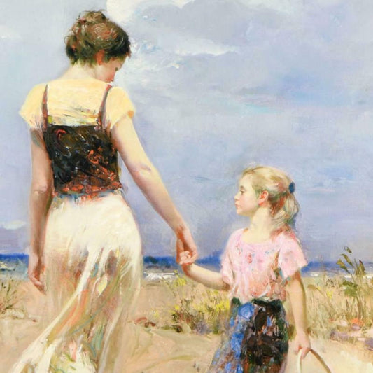 Pino (1939-2010), "Lets Go Home" Hand Embellished Limited Edition on Canvas, Numbered and Hand Signed with Certificate of Authenticity.