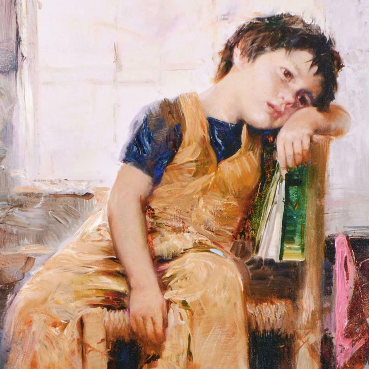 Pino (1939-2010), "Little Prince" Hand Embellished Limited Edition on Canvas, Numbered and Hand Signed with Certificate of Authenticity.