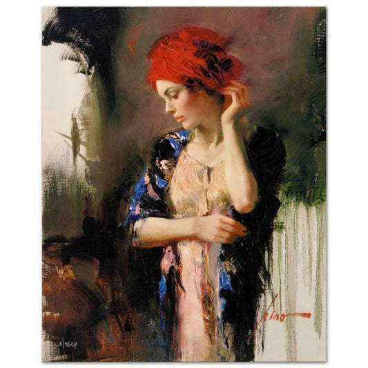 Pino (1939-2010), "Harmony" Hand Embellished Limited Edition on Canvas, Numbered and Hand Signed with Certificate of Authenticity.