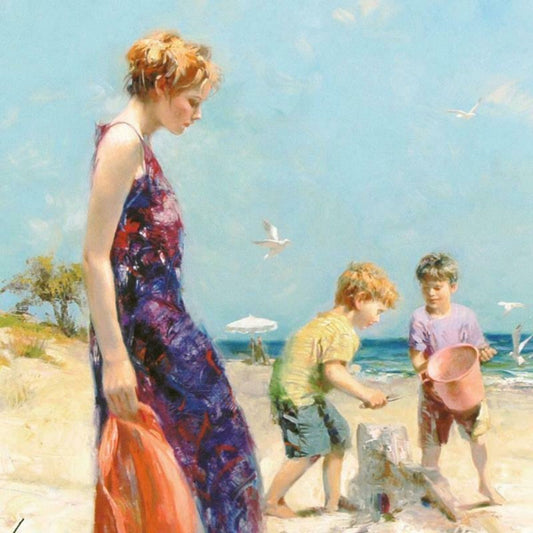 Pino (1939-2010), "Good Ole Days" Hand Embellished Limited Edition on Canvas, Numbered and Hand Signed with Certificate of Authenticity.