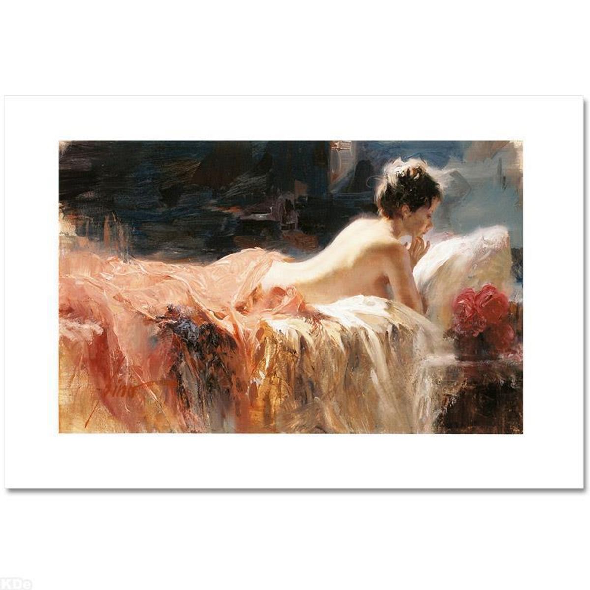 Pino (1939-2010), "Soft Light" Hand Signed Limited Edition on Canvas with Certificate of Authenticity.