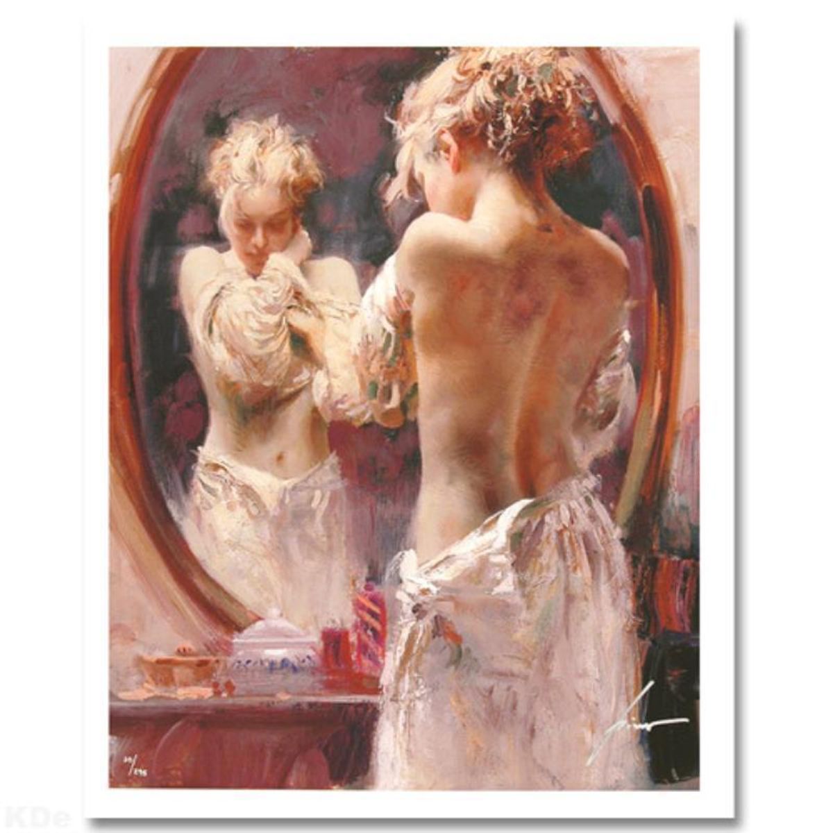 Pino (1939-2010), "Contemplation" Hand Signed Limited Edition with Certificate of Authenticity.