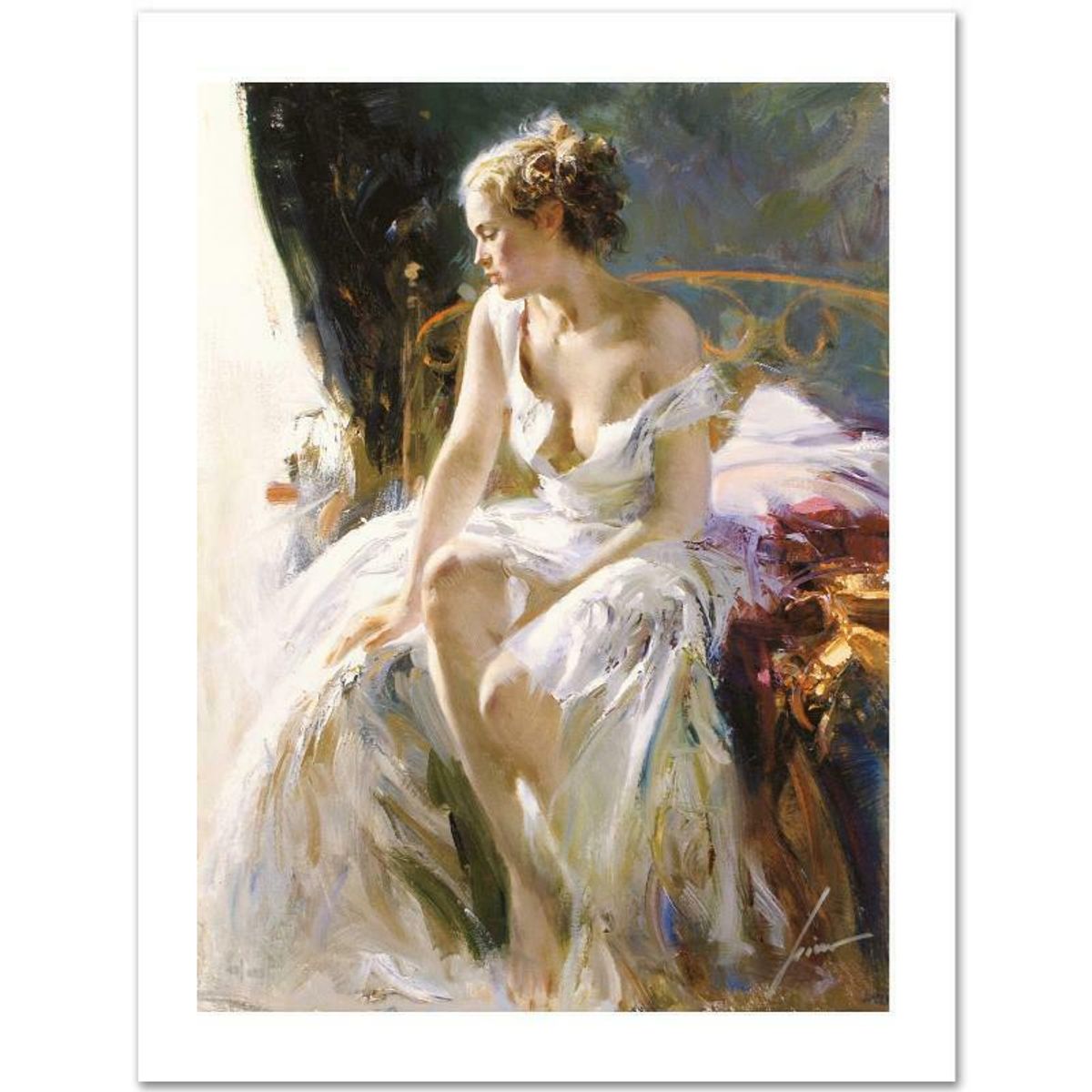 Pino (1939-2010), "Morning Breeze" Hand Signed Limited Edition with Certificate of Authenticity.