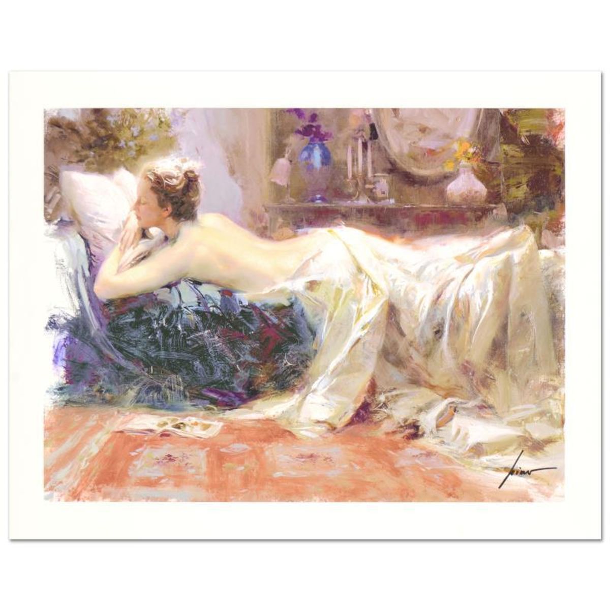 Pino (1939-2010), "Mystic Dreams" Hand Signed Limited Edition with Certificate of Authenticity.