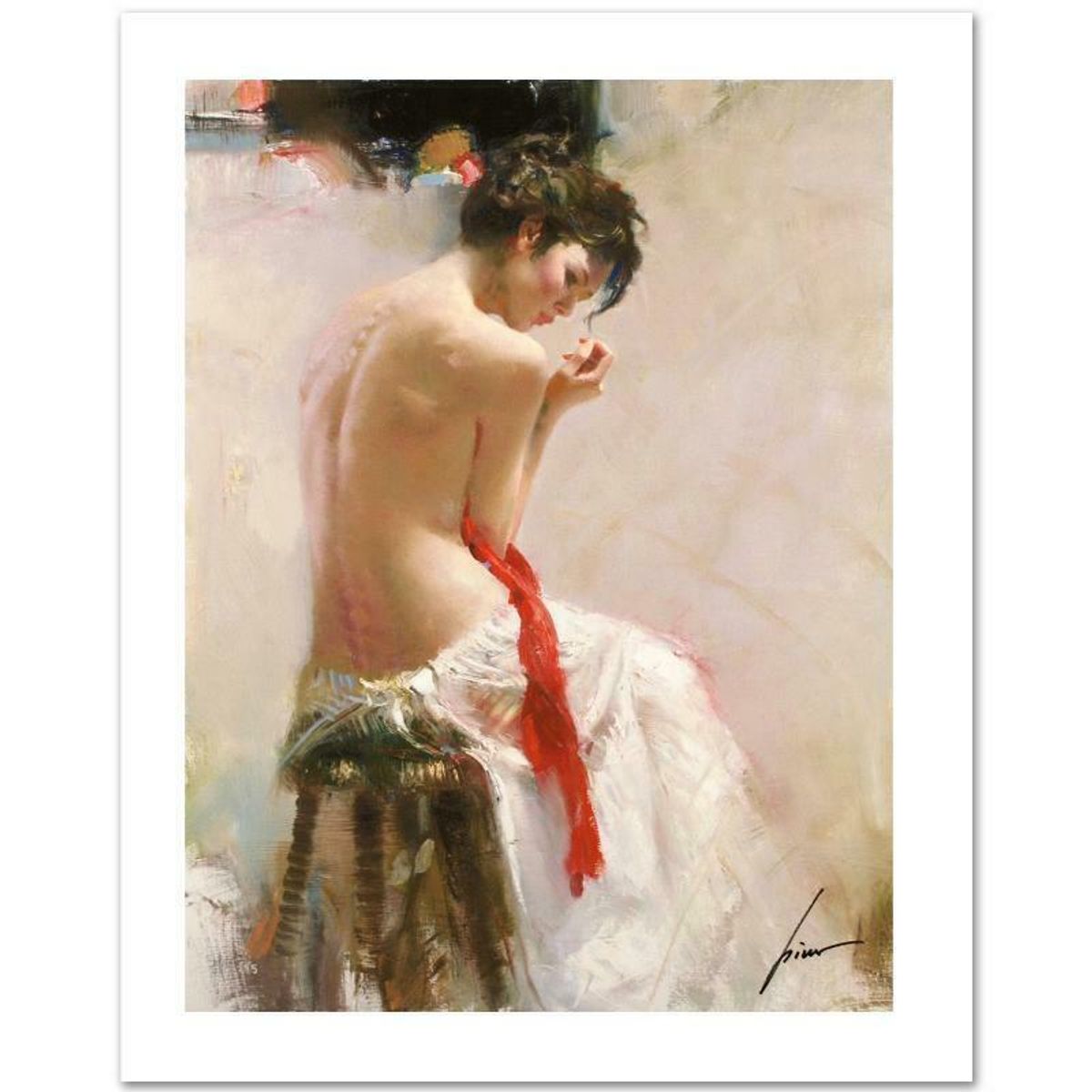 Pino (1939-2010), "Purity" Hand Signed Limited Edition with Certificate of Authenticity.