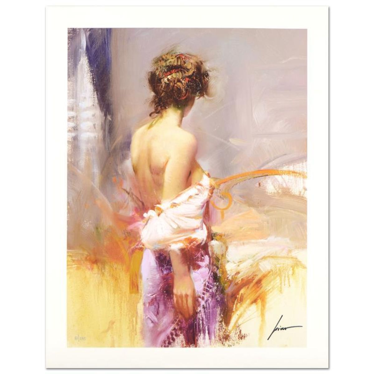 Pino (1939-2010), "Twilight" Hand Signed Limited Edition with Certificate of Authenticity.