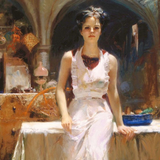 Pino (1939-2010), "Deborah Revisited" Limited Edition on Canvas, Numbered and Hand Signed with Certificate of Authenticity.