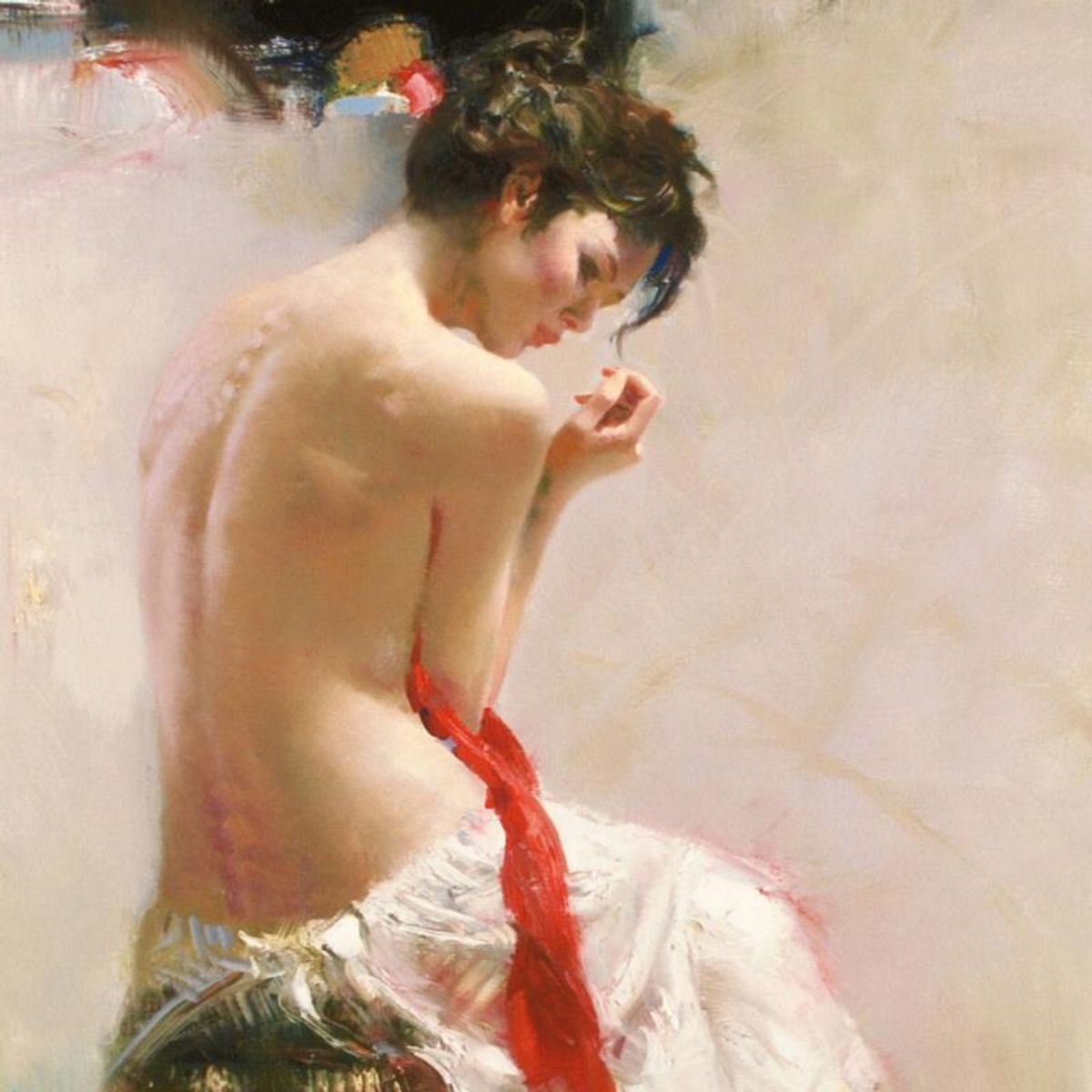 Pino (1939-2010), "Purity" Limited Edition on Canvas, Numbered and Hand Signed with Certificate of Authenticity.