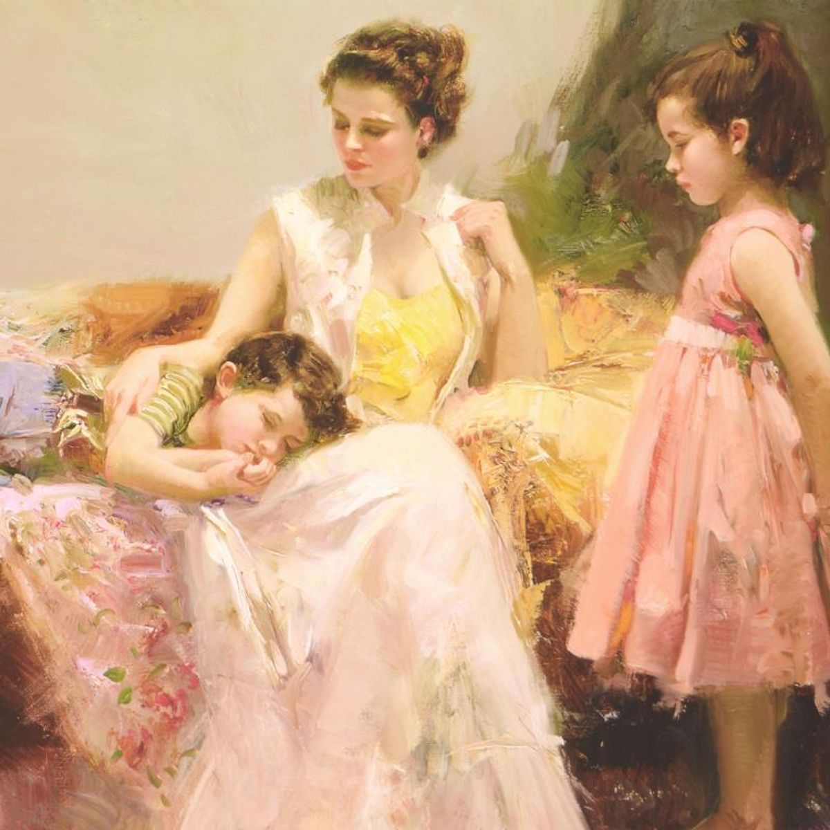 Pino (1939-2010) "A Soft Place In My Heart" Limited Edition Giclee. Numbered and Hand Signed; Certificate of Authenticity.