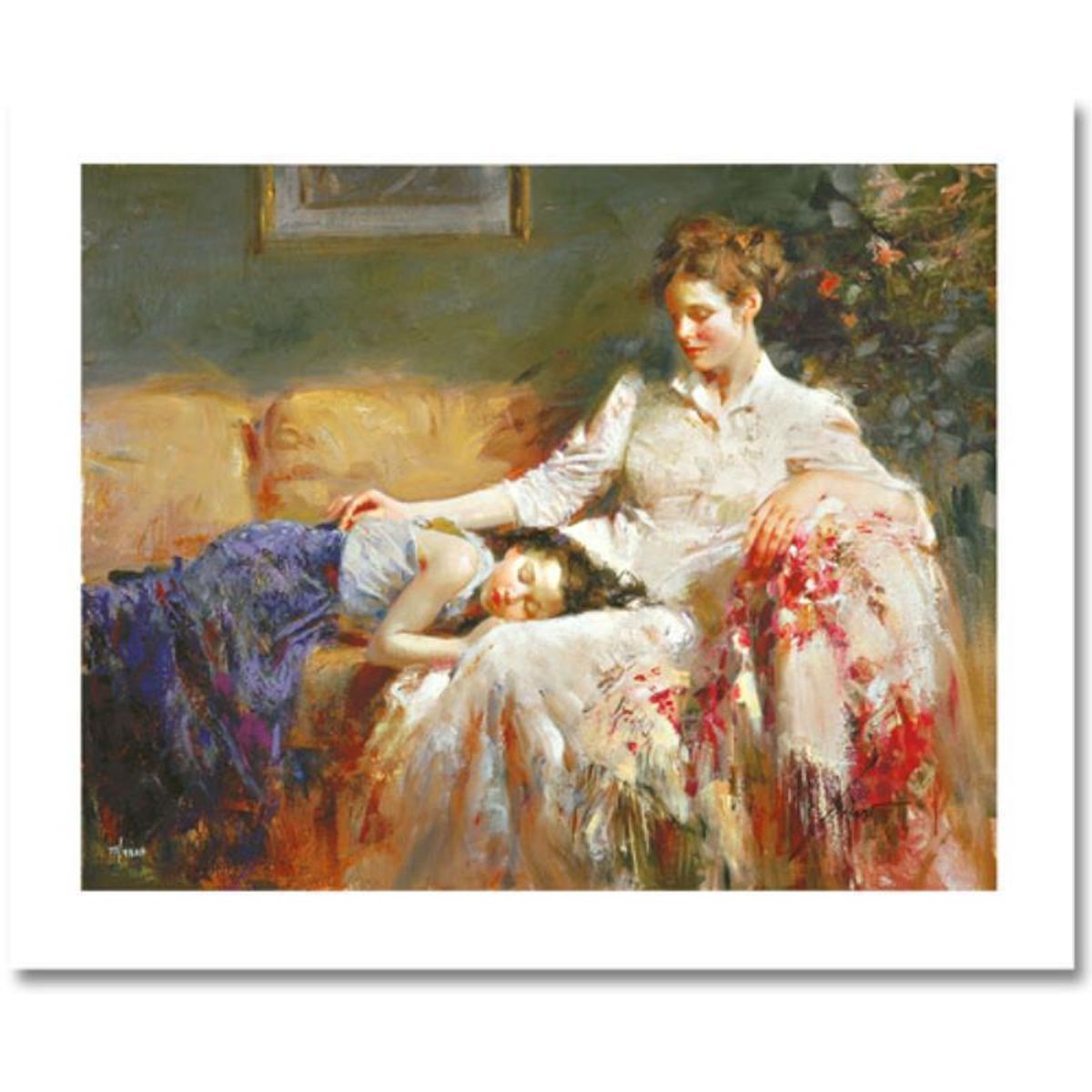 Pino (1939-2010) "Innocence" Limited Edition Giclee. Numbered and Hand Signed; Certificate of Authenticity.