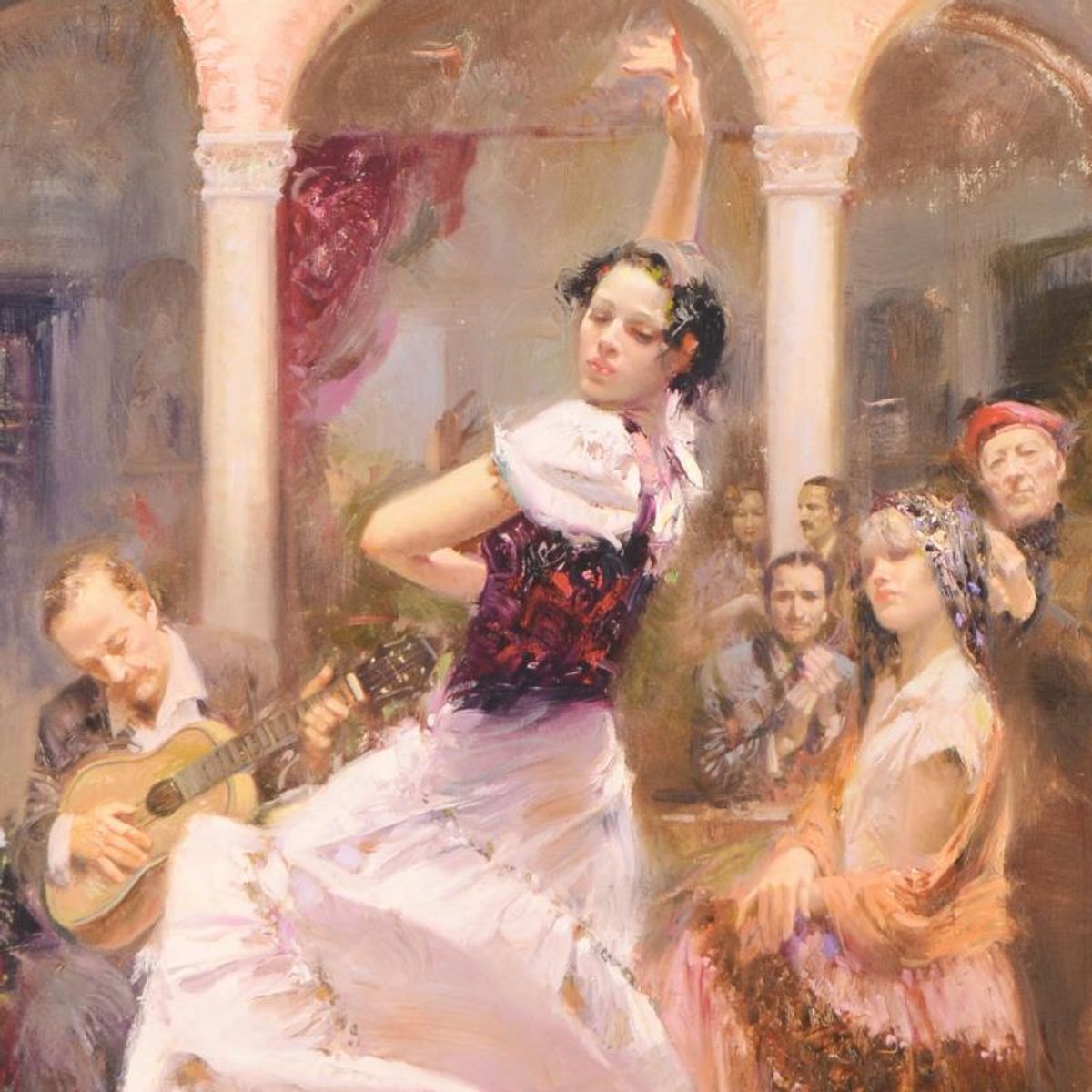Pino (1939-2010) "Seville In My Heart" Limited Edition Giclee. Numbered and Hand Signed; Certificate of Authenticity.