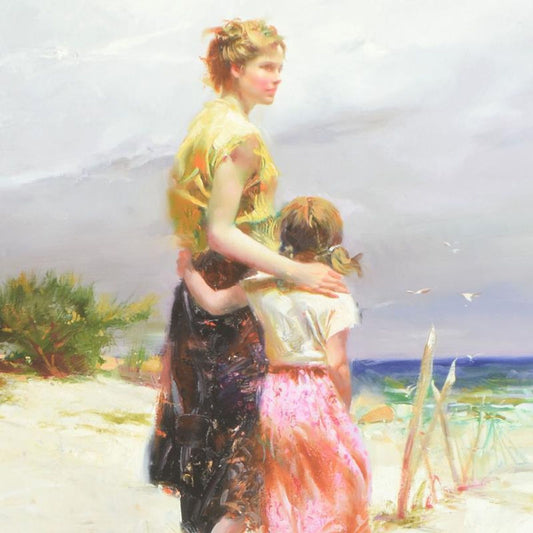 Pino (1939-2010) "Summer's Breeze" Limited Edition Giclee. Numbered and Hand Signed; Certificate of Authenticity.