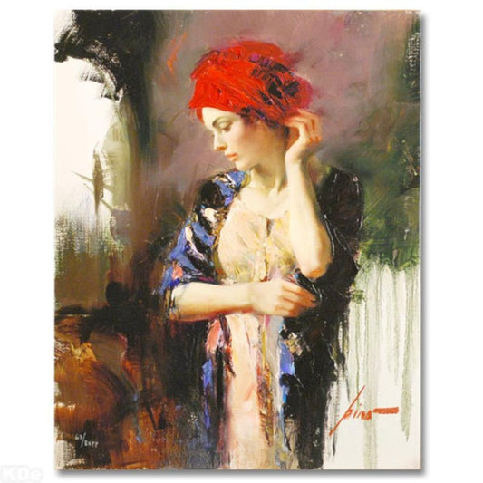 Pino (1939-2010), "Harmony," "Love," and "Desire" 3 Piece Suite Hand Embellished Limited Editions on Canvas. Numbered and Hand Signed with Certificates of Authenticity.