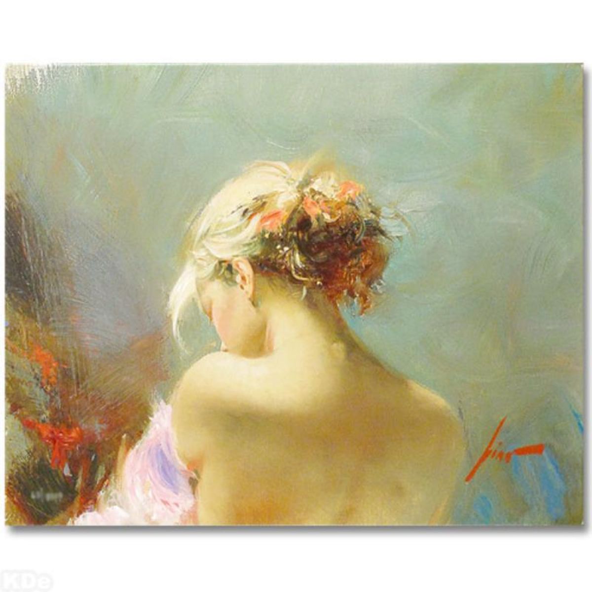 Pino (1939-2010), "Harmony," "Love," and "Desire" 3 Piece Suite Hand Embellished Limited Editions on Canvas. Numbered and Hand Signed with Certificates of Authenticity.