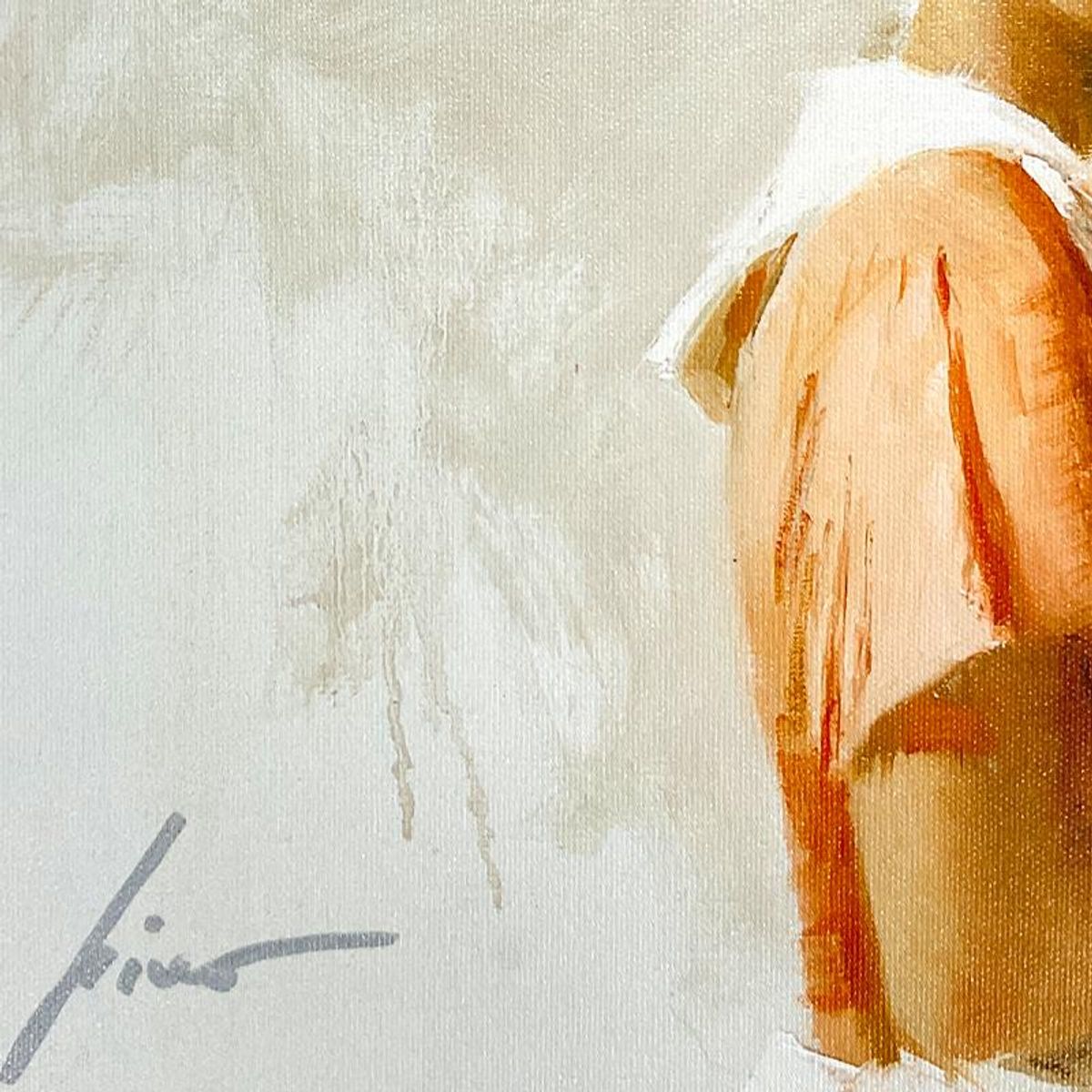 Pino (1939-2010) "The Gift" Limited Edition on Canvas, Numbered and Hand Signed with Certificate of Authenticity.