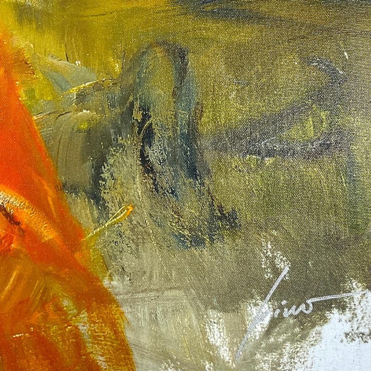 Pino (1939-2010) "Last Touch" Limited Edition on Canvas, Numbered and Hand Signed with Certificate of Authenticity.
