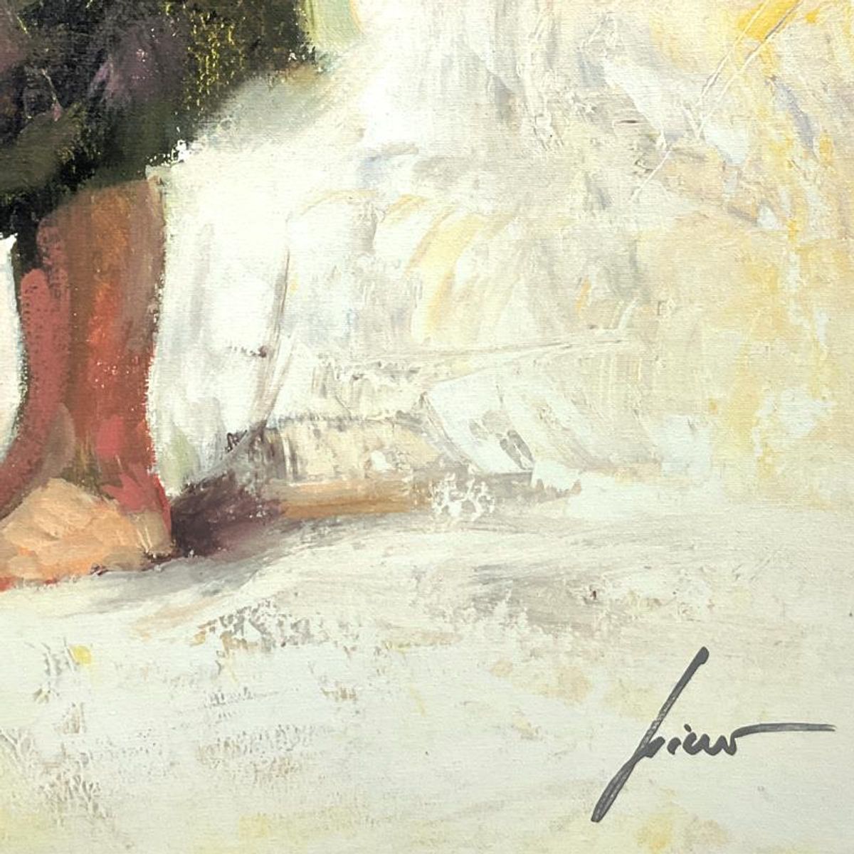 Pino (1939-2010) "Share a Moment" Limited Edition on Canvas, Numbered and Hand Signed with Certificate of Authenticity.