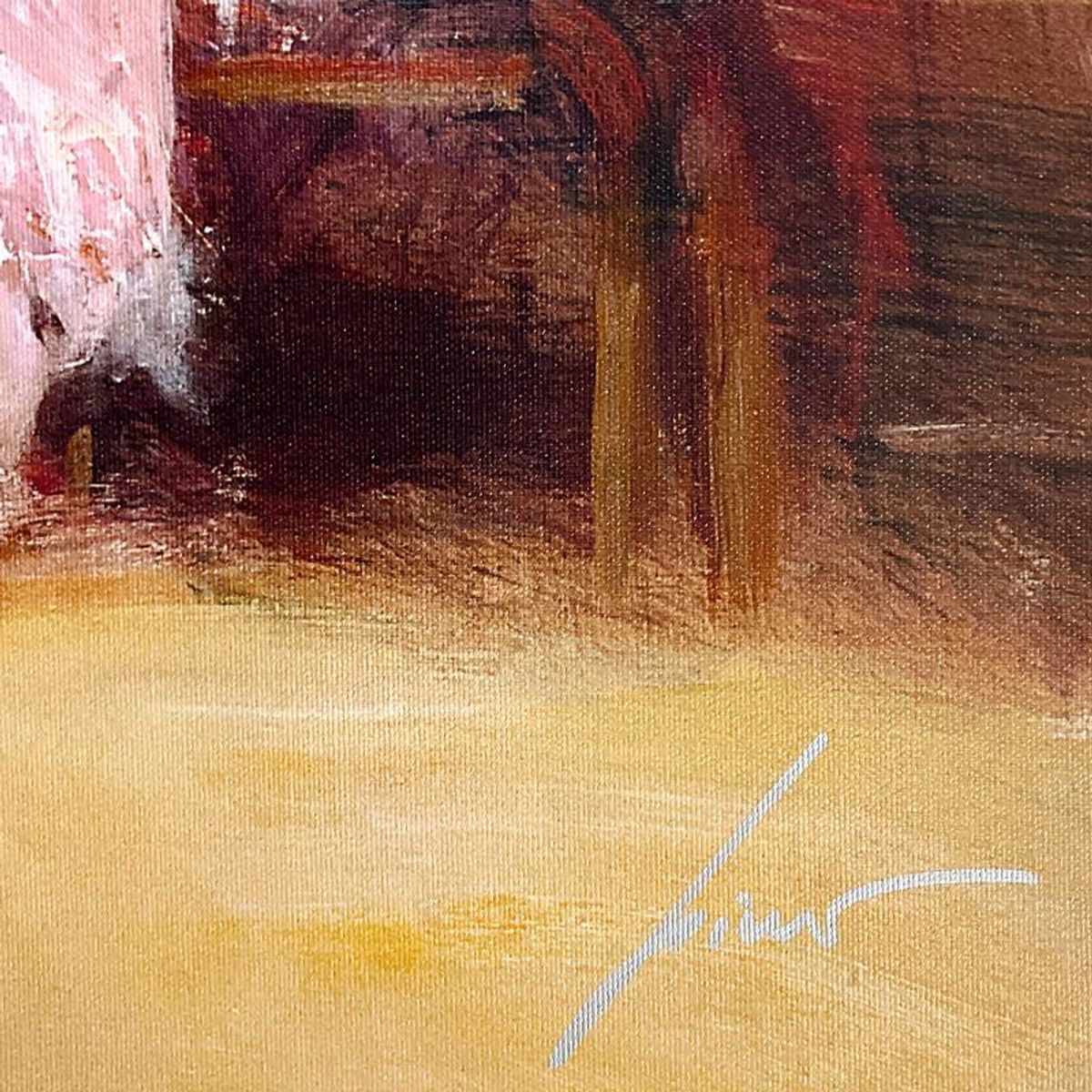 Pino (1939-2010), "The Last Dance" Limited Edition on Canvas, Numbered and Hand Signed with Certificate of Authenticity.