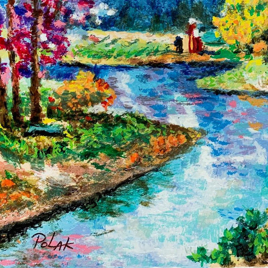 Dimitri Polak (1922-2008), Hand Signed Limited Edition Serigraph on Paper with Letter of Authenticity.