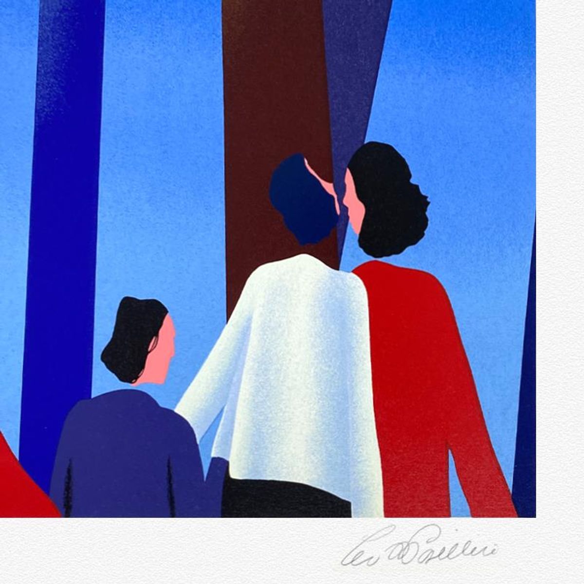 Leo Posillico, "After The Rain" Limited Edition Serigraph, Numbered and Hand Signed with Letter of Authenticity