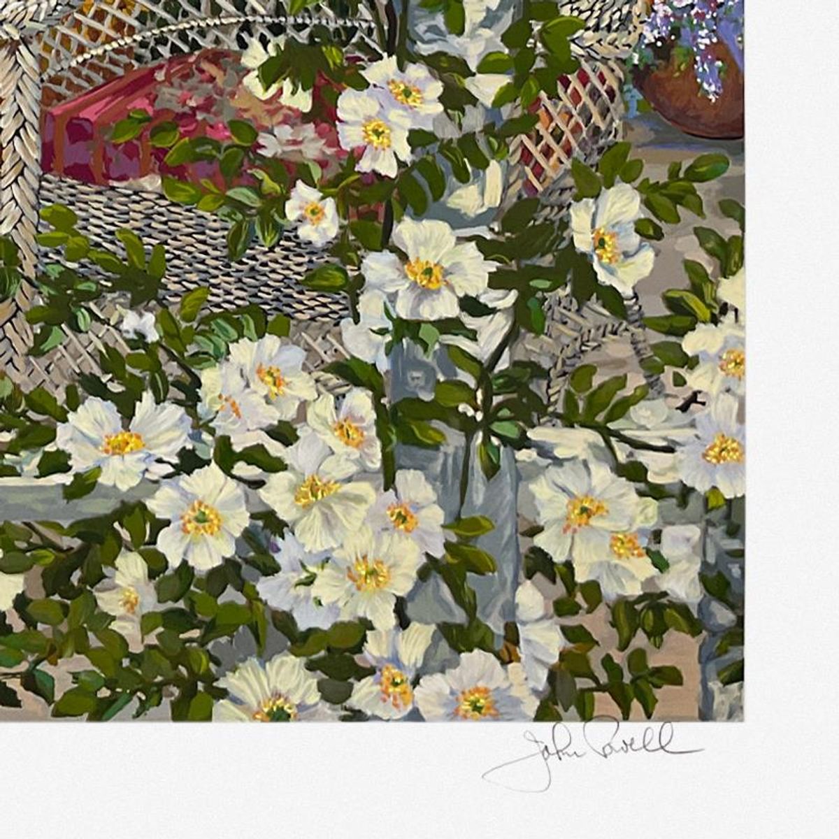 John Powell, "Blue Hill Bay" Limited Edition Printer's Proof Serigraph, Numbered and Hand Signed with Letter of Authenticity.