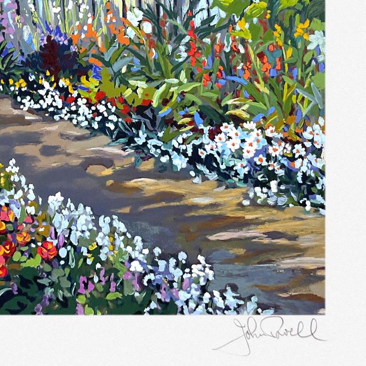 John Powell, "Country Path" Limited Edition Printer's Proof Serigraph, Numbered and Hand Signed with Letter of Authenticity.