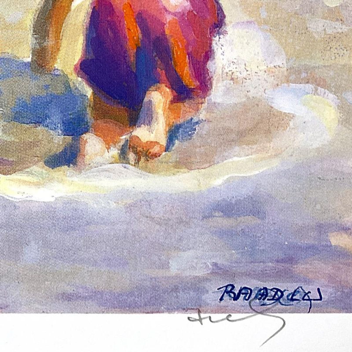 Lucelle Raad, "Played Out" Limited Edition Offset Lithograph, Numbered and Hand Signed and with a Letter of Authenticity.