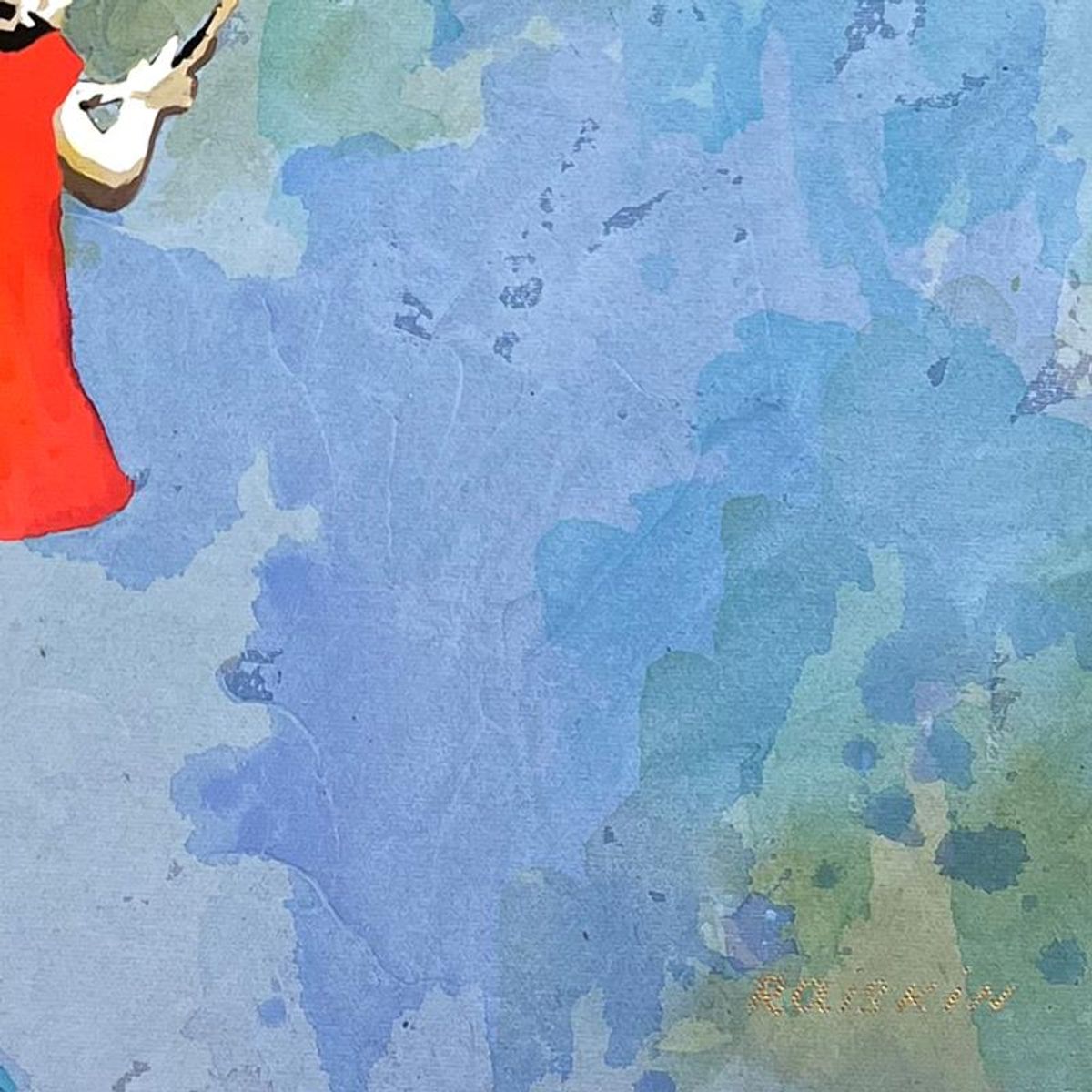 Marina Raiskin, Embellished Hand Signed Limited Edition Canvas with Letter of Authenticity.