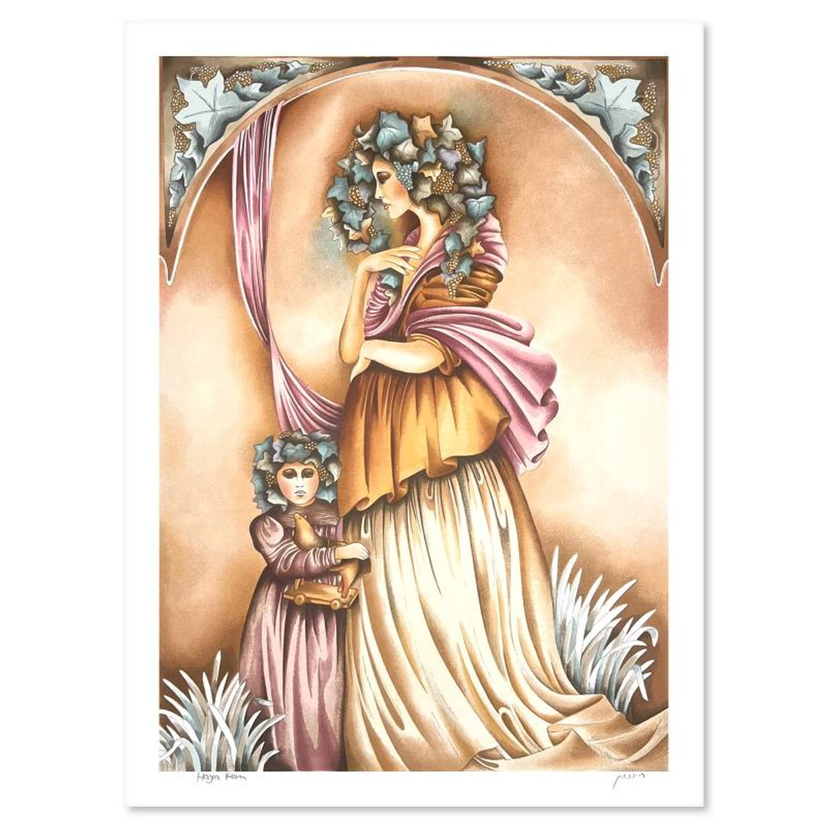 Haya Ran, "The Nanny" Hand Signed, Numbered Limited Edition with Letter of Authenticity.