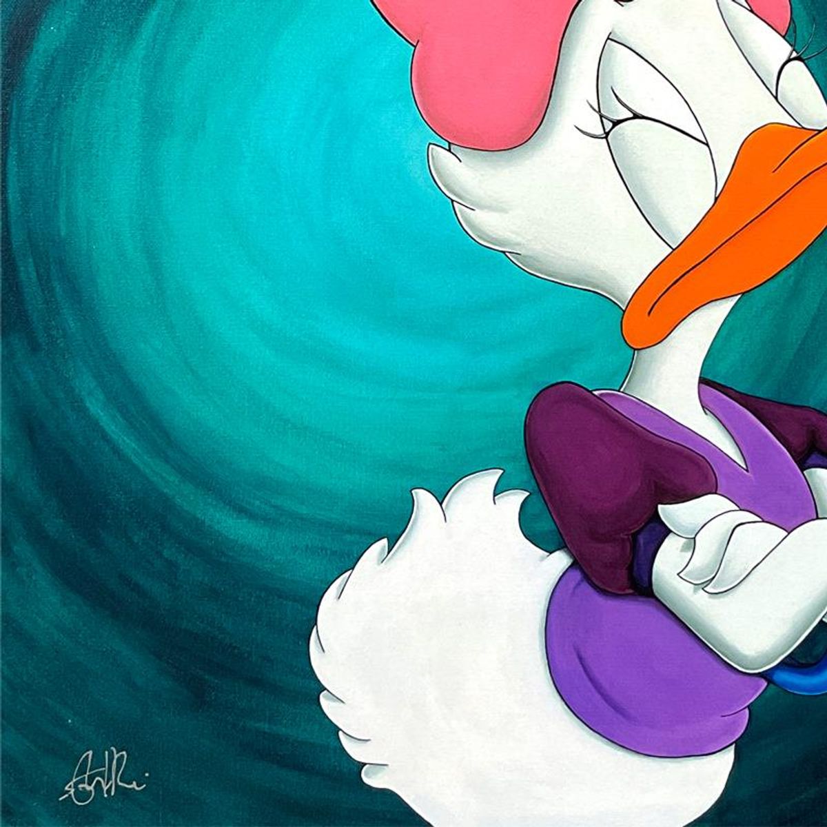 Stephen Reis, "The Lady Will Have None of It" Limited Edition on Canvas from Disney Fine Art, Numbered and Hand Signed with Letter of Authenticity