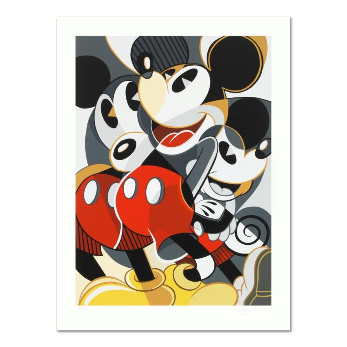 Tim Rogerson, "Mousing Around #1" from a Sold-Out Limited Edition Serigraph from Disney Fine Art, Numbered and Hand Signed with Letter of Authenticity