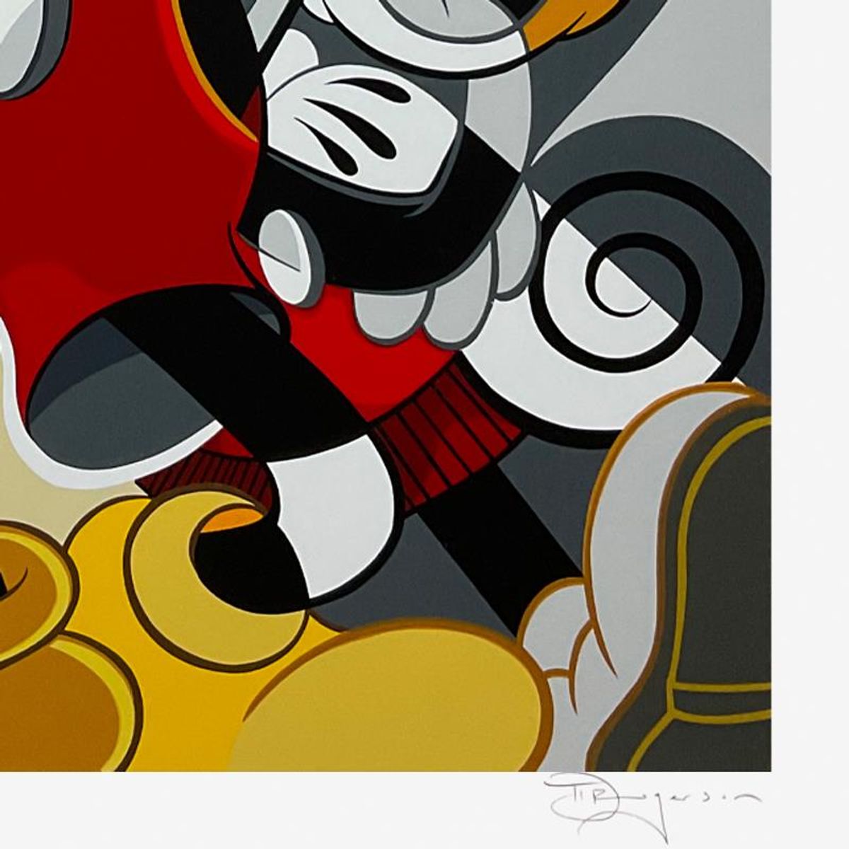 Tim Rogerson, "Mousing Around #1" Limited Edition Serigraph from Disney Fine Art, Numbered and Hand Signed with Letter of Authenticity