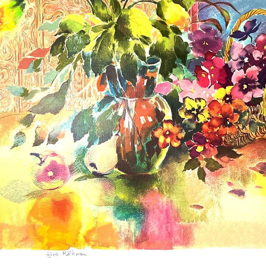 Zina Roitman, Limited Edition Serigraph, Hand Signed and Numbered, Letter of Authenticity.
